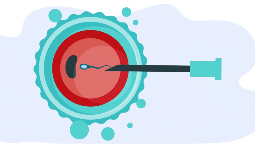 Mikroenjeksiyon, mikroskop ve mikromanüpilatör ile bir iğne içine alınan tek bir sperm hücresinin yumurtanın içine yerleştirilmesidir.